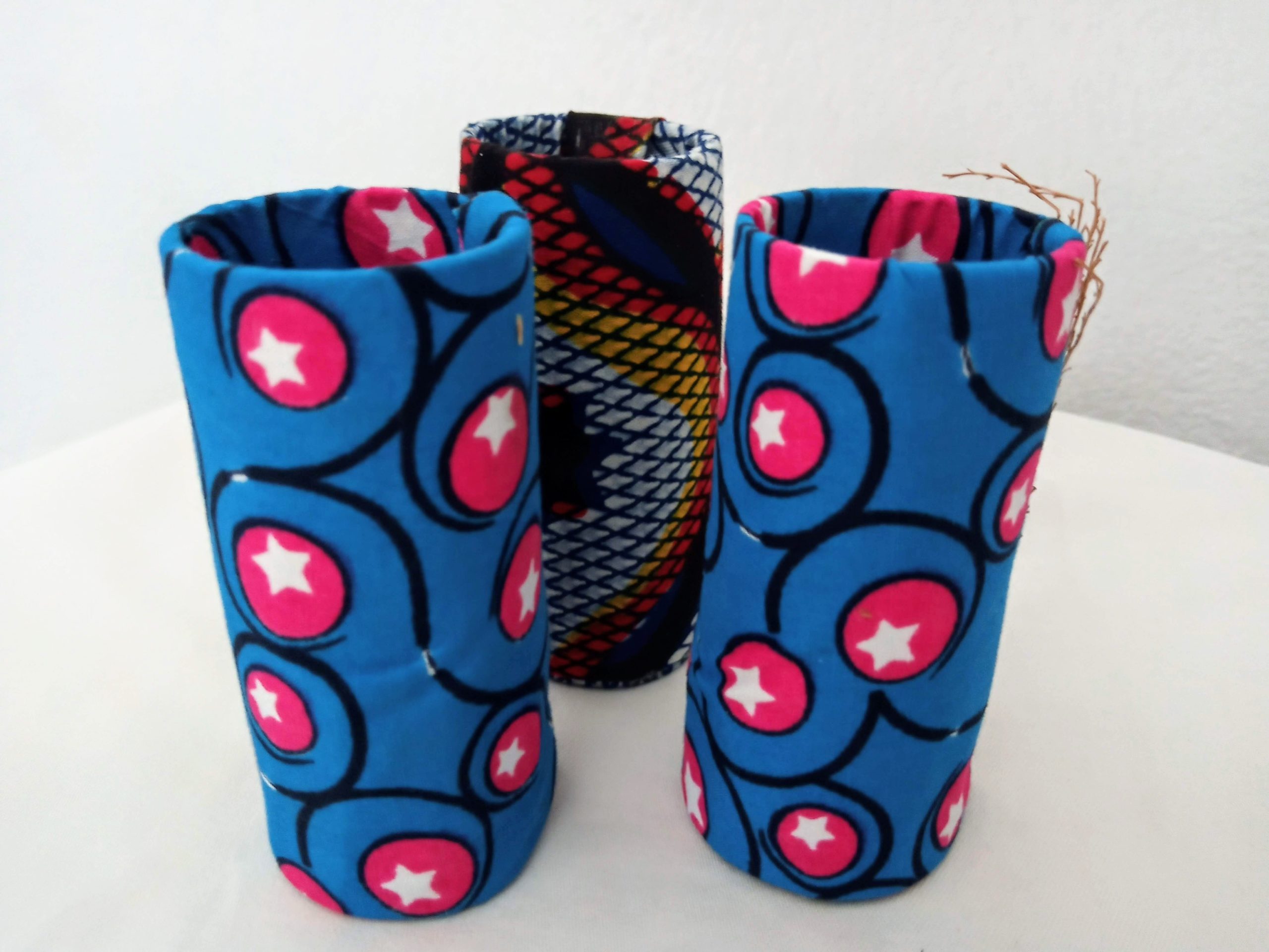 Porte-stylos couverture tissu